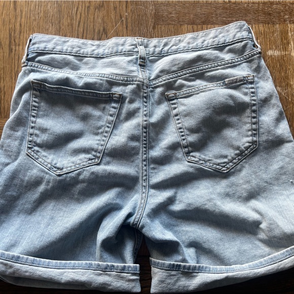 NWOT Eddie Bauer Denim Rolled Boyfriend Shorts - Picture 5 of 7